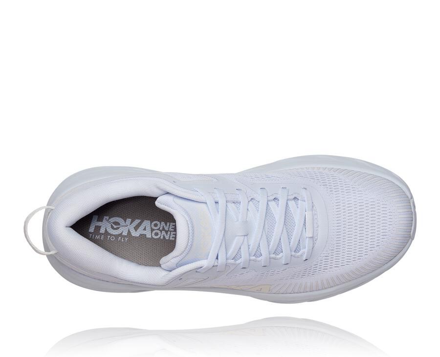 Tenis Hoka One One Feminino Branco - Bondi 7 - 690-BZLQDG